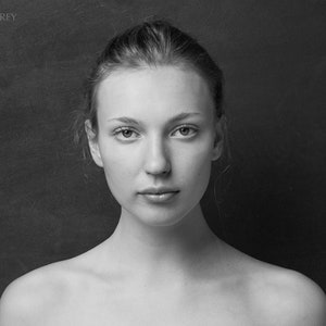 Yelena 0040D Nude Woman Portrait Numbered Edition Black & - Etsy UK