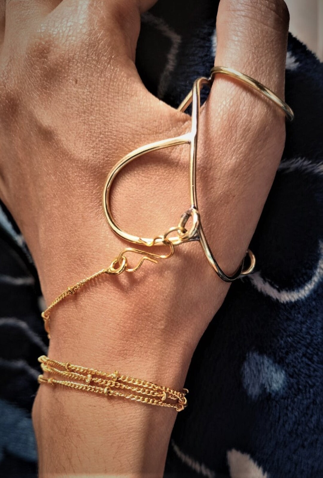 Thumb Splint 925 Silver Ring MCP Hyperextension Splint Etsy