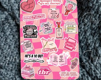 Pink Groovy Romance Reader Kindle Insert