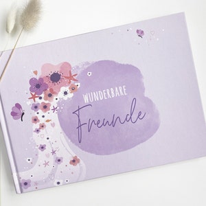 Wonderful Friends I Lilac I Friends Book I Memory Album I Gift I School