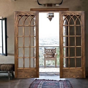 Antique French Doors, Antique European Doors, Vintage French Doors, Custom Size Doors, Interior - Exterior Doors, Sliding French Doors