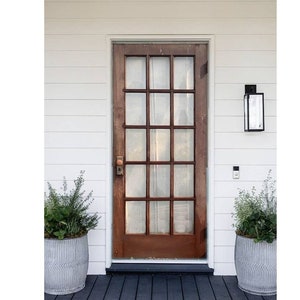 Custom Size French Doors, Handcrafted Wooden Door, Antique Door, Wood Glass French Doors, Sliding Doors, Interior Exterior Doors, Wood Panel