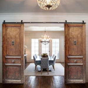 Authentic Solid Door, Custom Size Handcrafted Door, Barn Doors, Hinged Doors, Sliding Farmhouse Door, Hand Painted Wall Decor, Rustic Doors