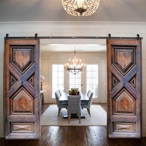 Rustic Entrance Front Door, Handcrafted Doors, Double Antique Door, Single Doors, Sliding Barn Doors, Hinged Doors, French Vintage Door