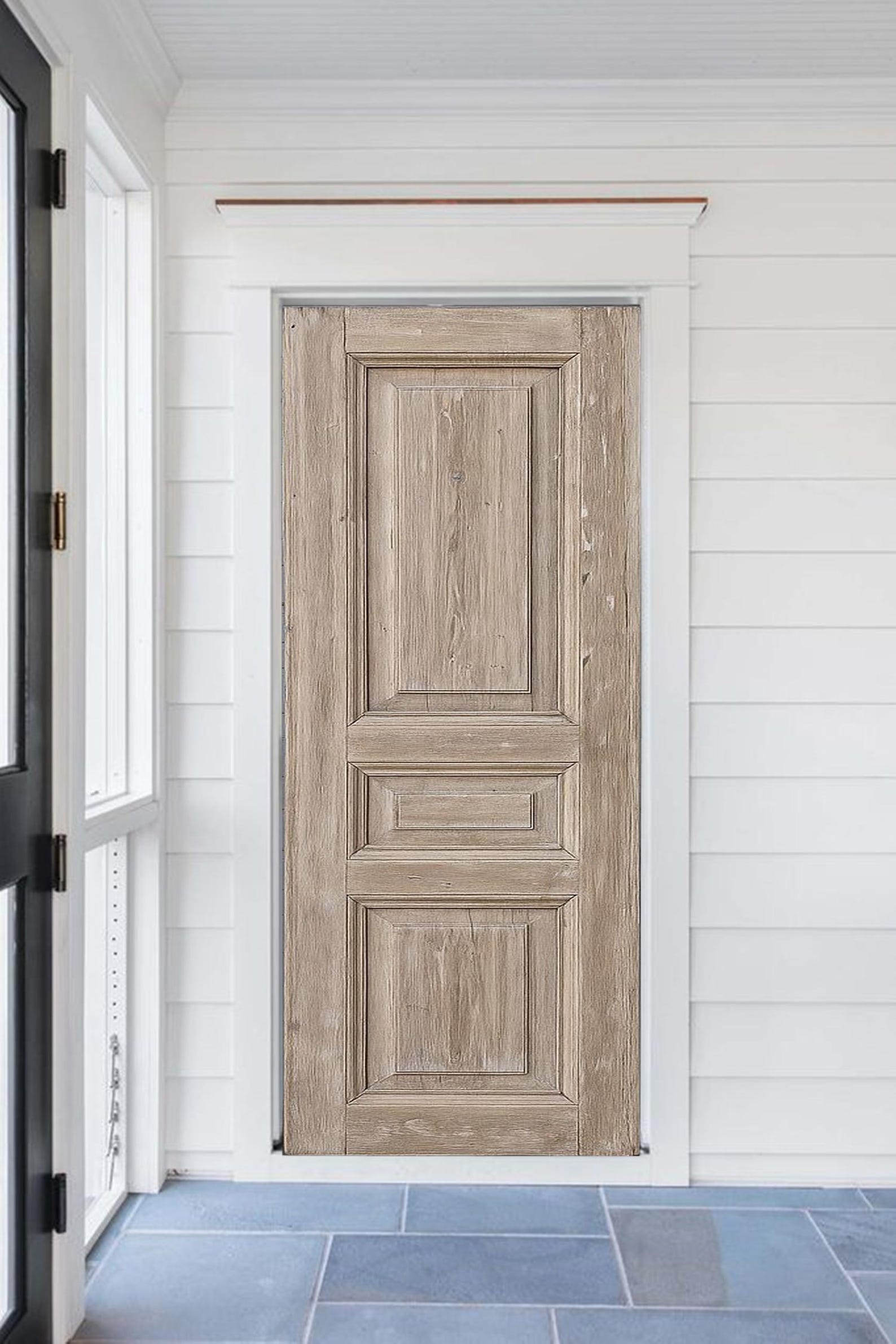 Rustic Double Wooden Doors: Antique Style, Custom Size Door - Etsy