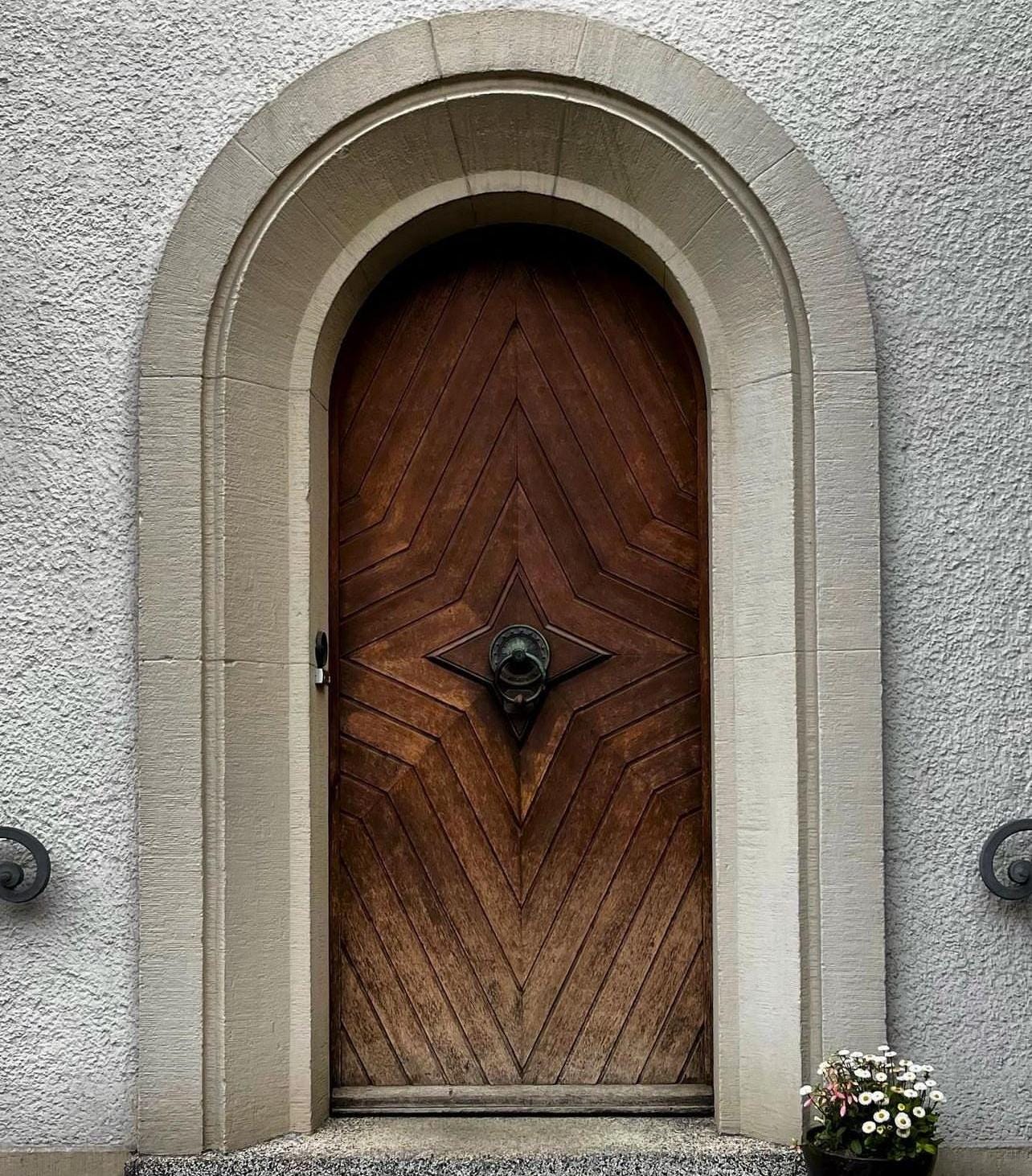 Ghirlanda per Porta d'ingresso a Forma di Mucca, ghirlande Primaverili con Fiocchi, Fiori, Portico Anteriore, Decorazione per la casa, Teste di Mucca delle Highland per Fissaggio a Corona Teksome