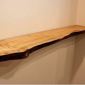 Industrial Floating Bar Table: Wall Hanging Breakfast Drinks Bar| Customizable image 12