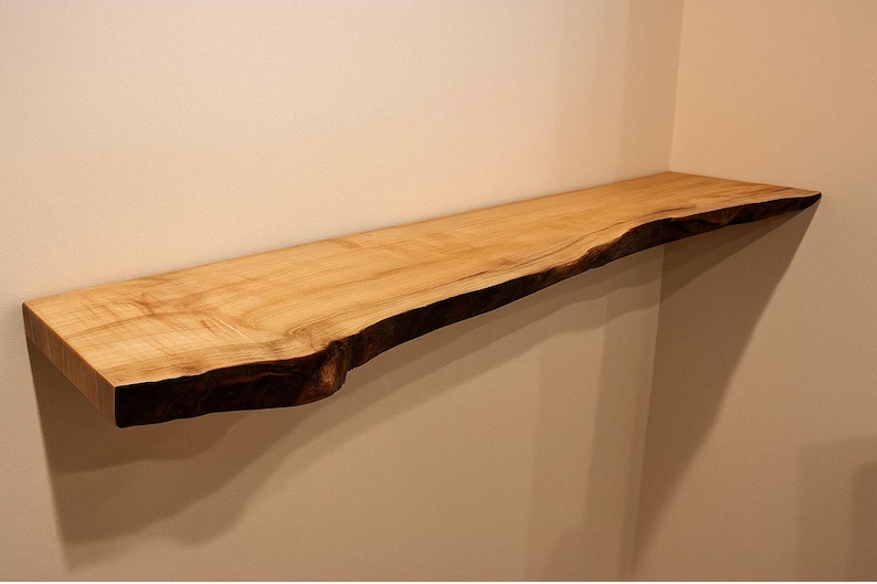 Industrial Floating Bar Table: Wall Hanging Breakfast Drinks Bar| Customizable image 12