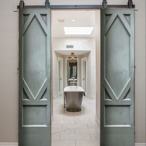Handcrafted Custom Size Door, Vintage Farmhouse Doors, Antique Barn Doors, Authentic Sliding or Hinged Door, Double or Single Rustic Doors