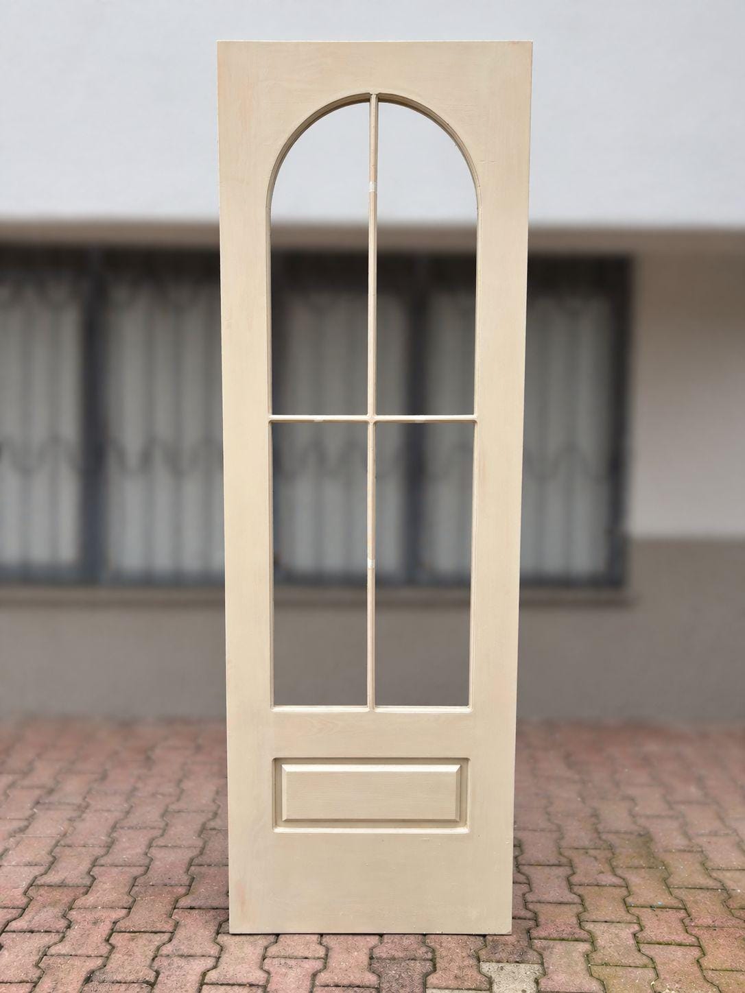 Arched Interior Door 32” X 96” | Solid Wood French Style Door | Tall ...