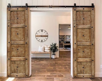 Hand-carved Barn Door Antique Doors Custom Size Interior - Etsy UK