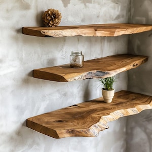 Industrial Floating Bar Table: Wall Hanging Breakfast Drinks Bar| Customizable image 4