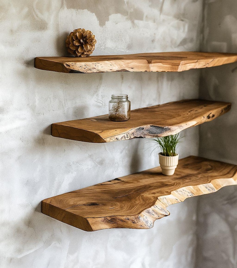 Industrial Floating Bar Table: Wall Hanging Breakfast Drinks Bar| Customizable image 4