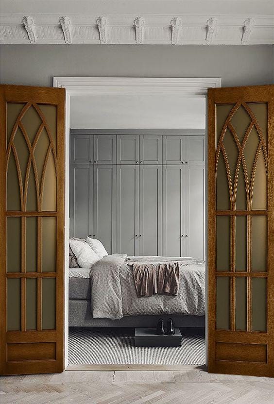 Renaiss 木製ドアカーテン 素朴なヴィンテージ木製納屋ドアプリント