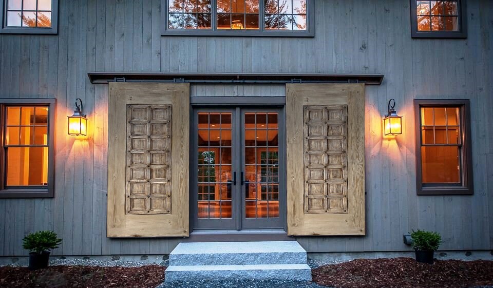 Rustic Rivit Custom Rustic Wood Door: Farmhouse Interior, Rivet Decor - Etsy
