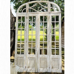 Antique Arched French Door - Etsy