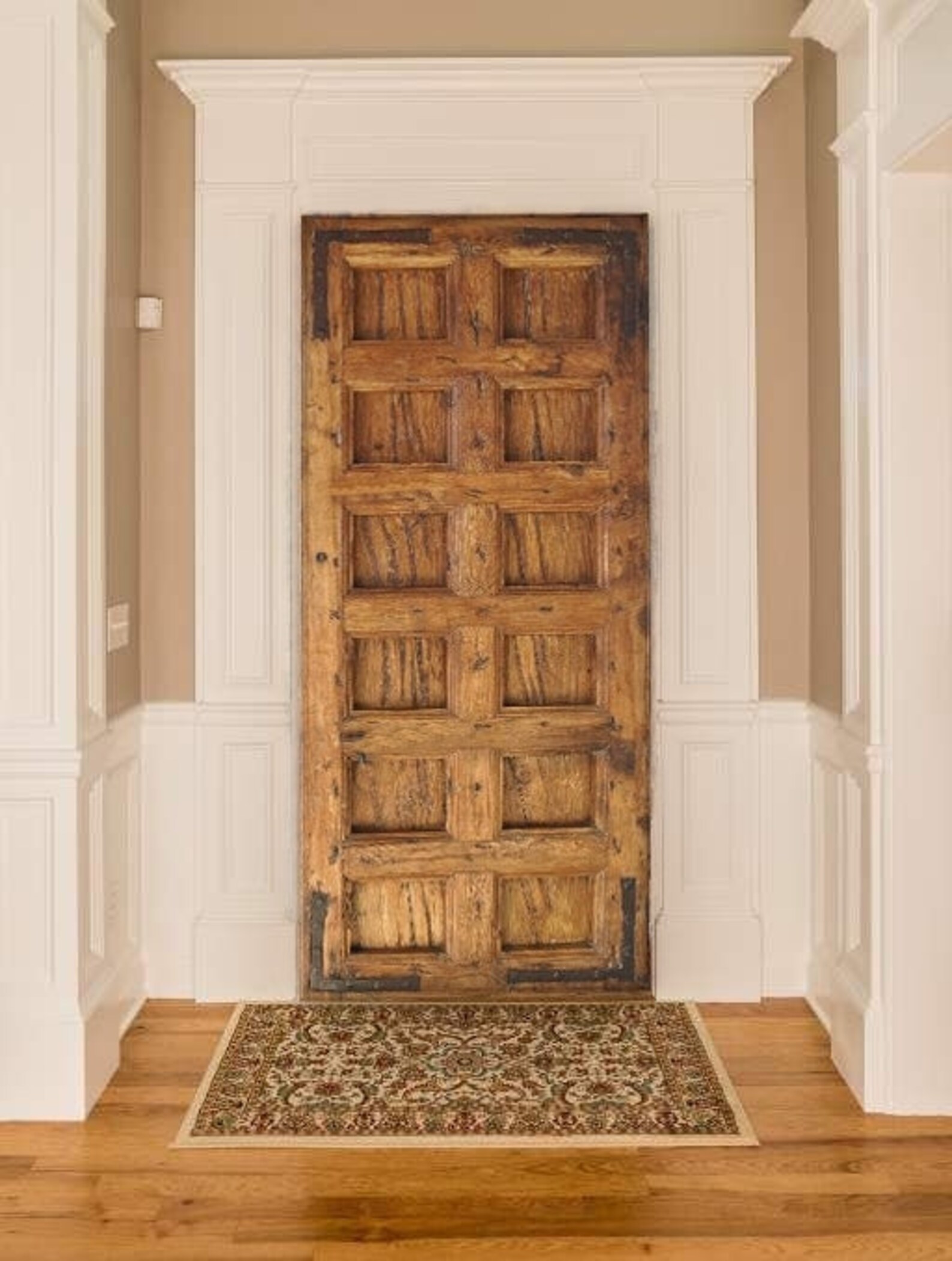 Antique Solid Wood Door, Vintage Door Replica, Custom Size Rustic Barn