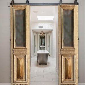 Antique French Doors, Custom Size Solid Door, Handcrafted Wooden Doors, Sliding Barn Doors, Frame Doors, Farmhouse Door, Double-Single Doors
