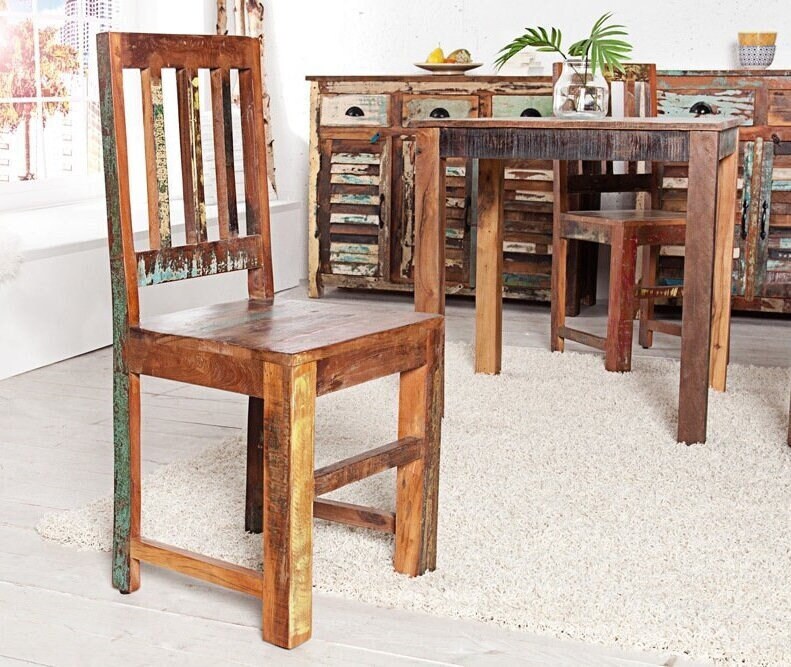 chaise En Bois Rustique,