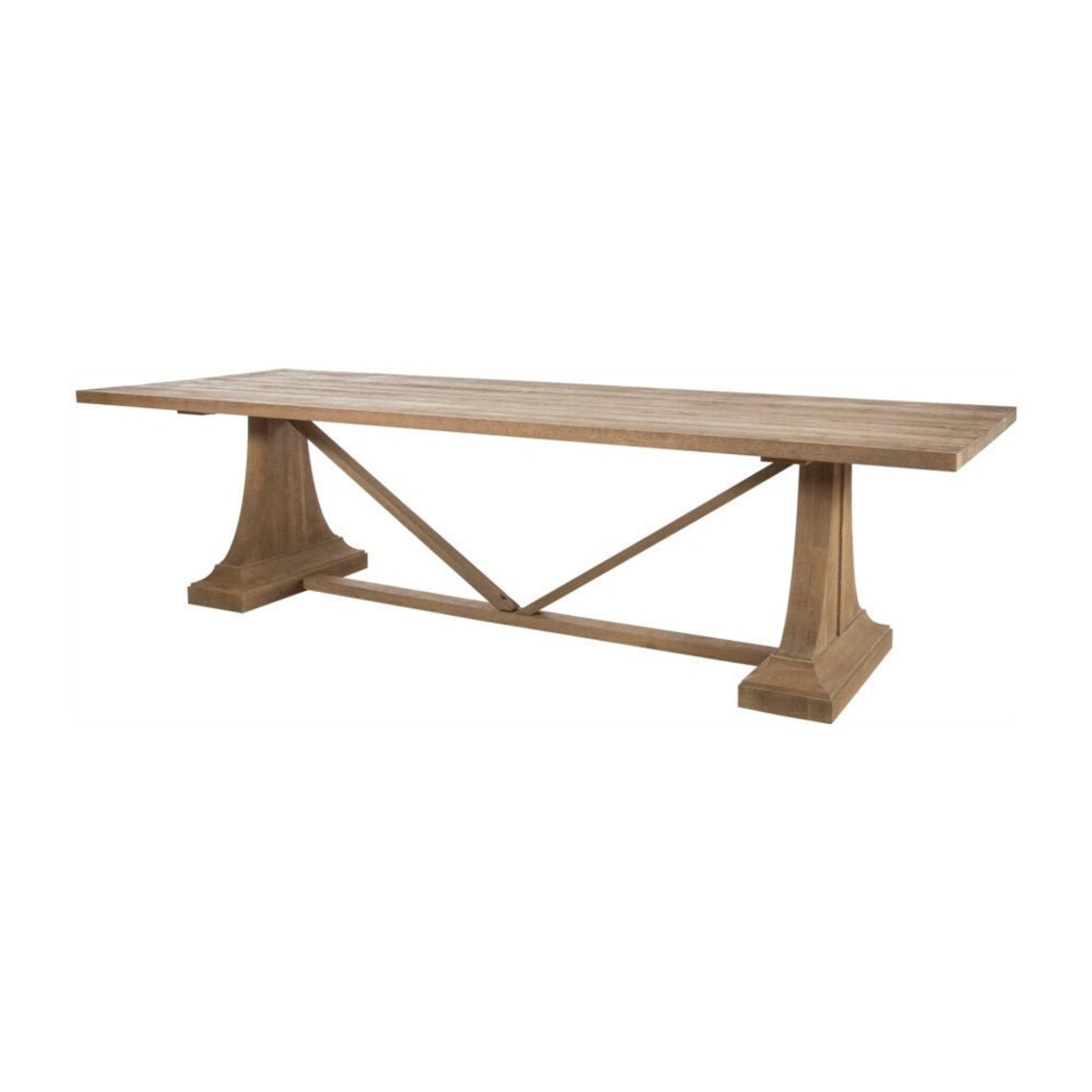 Farmhouse Table Plans Solid Wood Dining Table Natural Wood Etsy