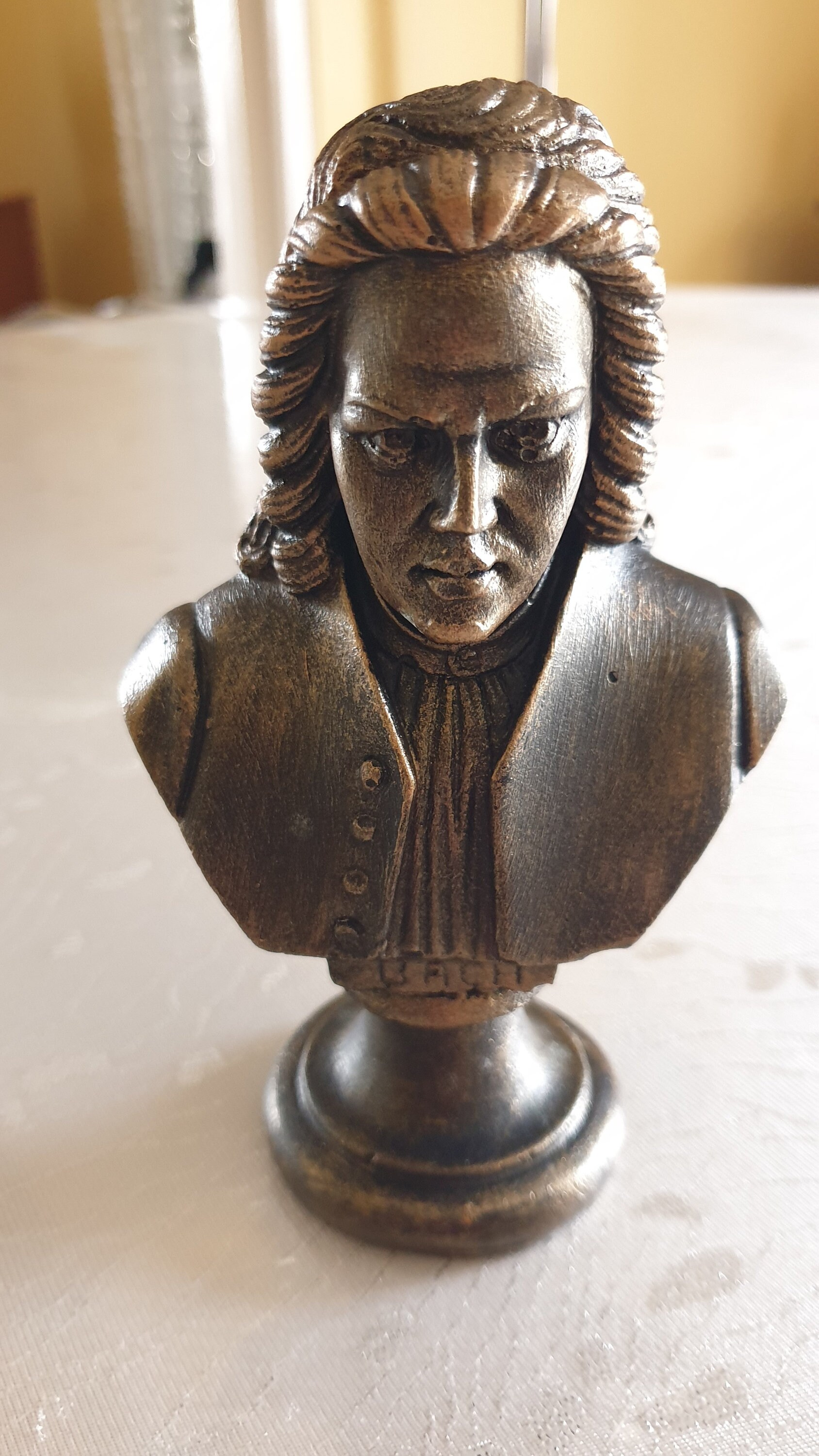 Johann Sebastian Bach Bust Statue Sculpture