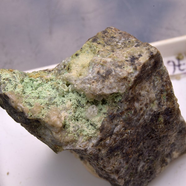 Gilalite and Apophyllite from Christmas Mine, Gila County, Arizona, USA mineral specimen - 27g