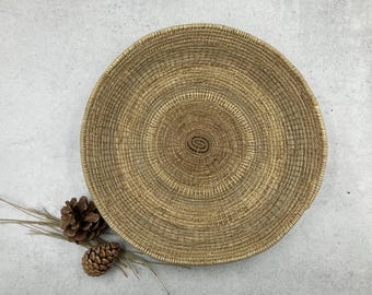Large Handmade Pine Needle Basket / Coiled Pine Needle Bowl