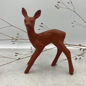 1950s Wormser Terra Sigillata Deer Figurine