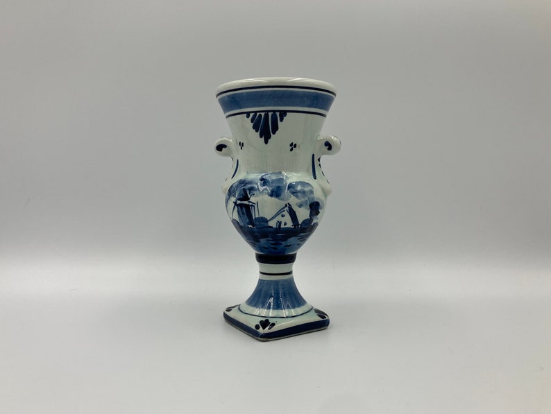 Petit vase amphore bleu de Delft image 1