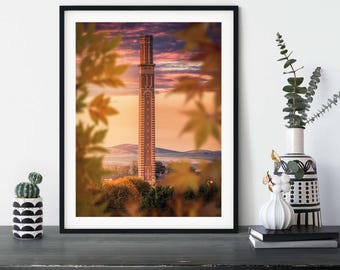 Cox’s Stack Dundee Autumn Print – Lochee Landmark Wall Art