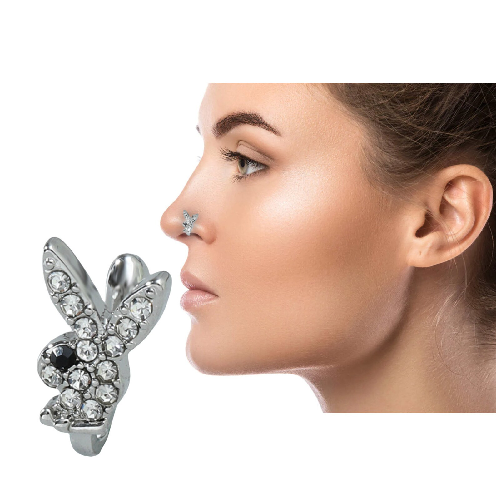 Fake Nose Stud fake nose piercing stud Etsy