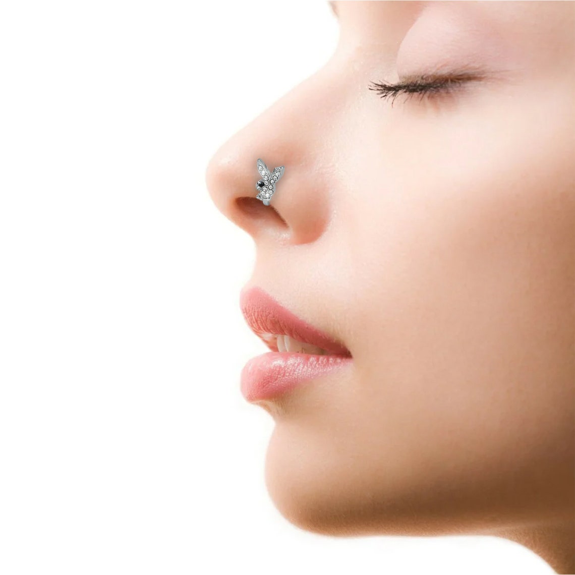 Fake Nose Stud fake nose piercing stud Etsy