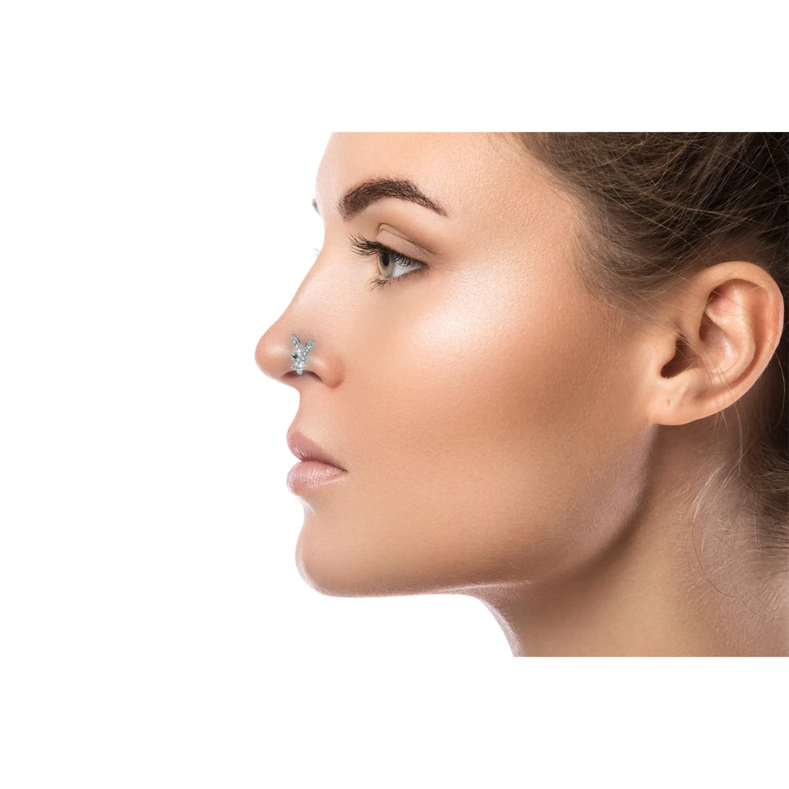 Fake Nose Stud fake nose piercing stud Etsy