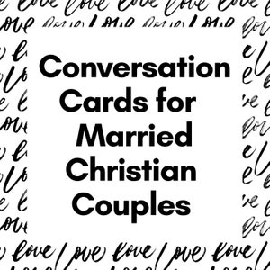 Christian Couple Conversation Cards