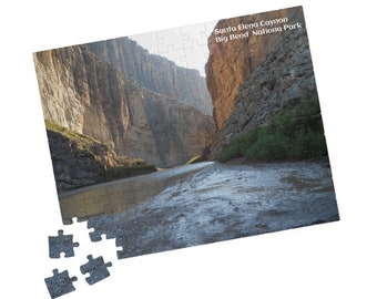 Puzzle US National Parks Series, Big Bend National, Santa Elena Canyon 110, 252, 520,  Pieces Unique Jigsaw Family Adults landscape