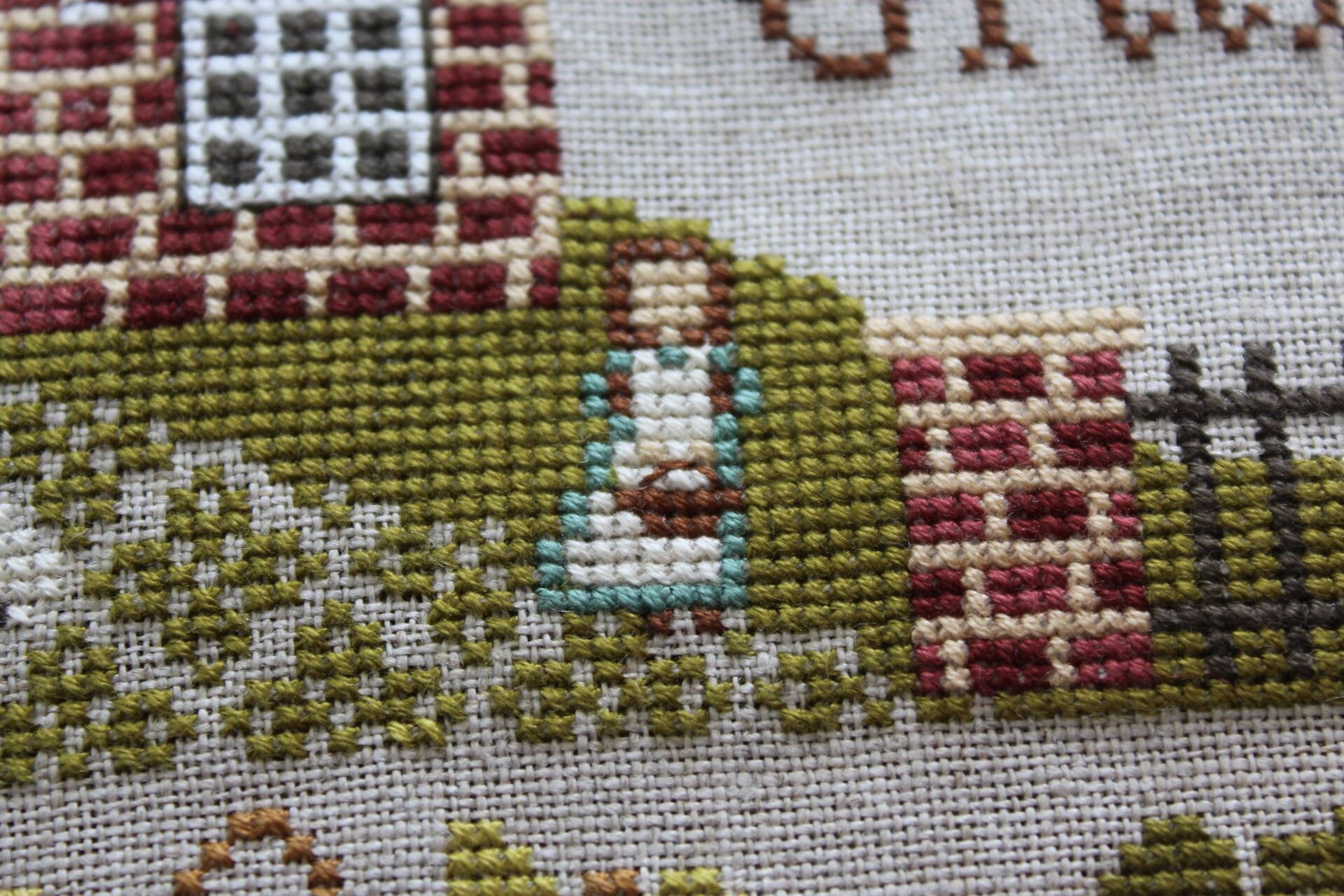 SUBLATIONS EMBROIDERY ニット IVY GREEN The Ivy Green, PDF/DIGITAL Cross Stitch Pattern, Primitive