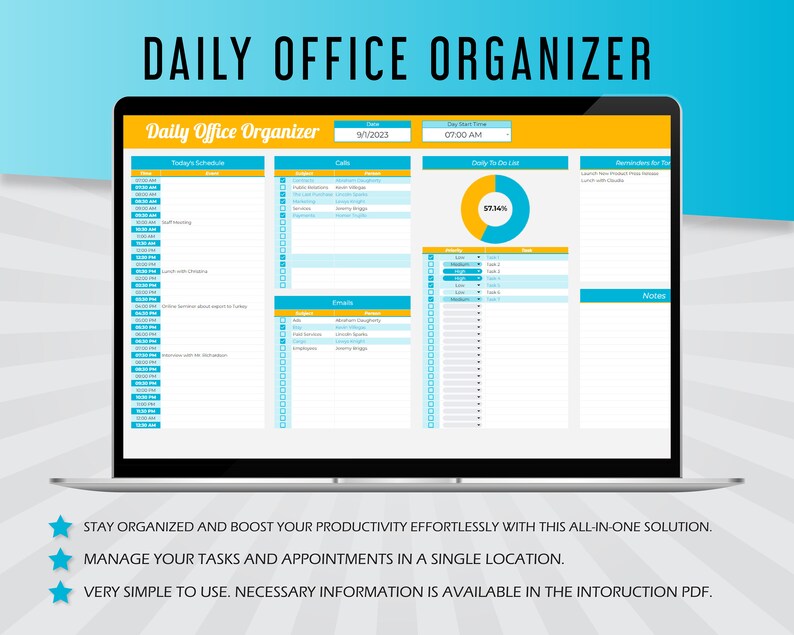 Daily Work Log, Project Planner, Task Tracker, Business Planning, Daily ...