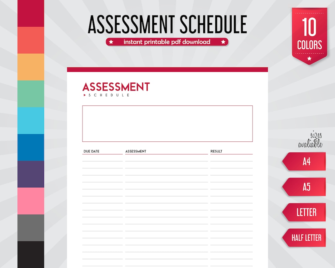 assessment-schedule-exam-schedule-study-planner-printable-schedule-academic-planner-study-calendar-student-organizer-study-journal-etsy