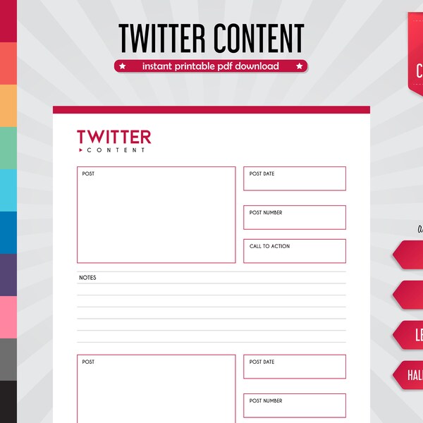 Twitter Content Planner, Social Media Posts, Content Strategy, Tweet Scheduler, Engaging Tweets, Twitter Campaigns, Hashtag Tactics