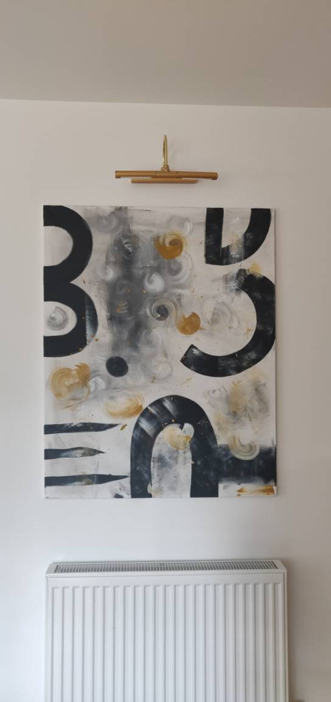 Hand painted canvas art wall Etsy