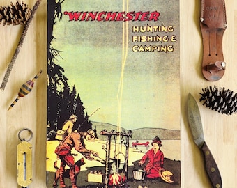 1920's WINCHESTER ~ Hunting ~ Fishing ~ Camping Sign with