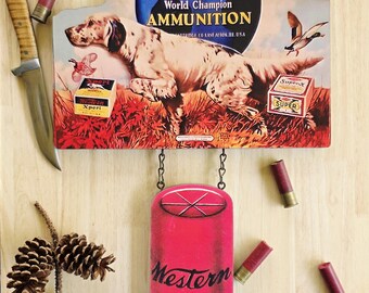 1938-50 Western World Class Ammunition ~ Pointer Die-Cut Sign