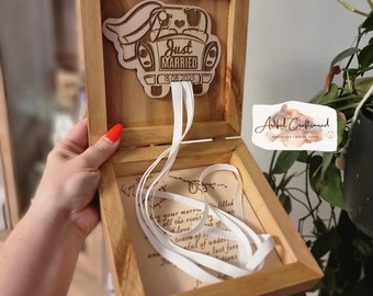 Hucha De Boda En Forma De Maleta 'Just Married' - Cerámica, 15x11x6.5 Cm, Para Ahorrar Para La Luna De Miel, Regalo De Boda O Compromiso