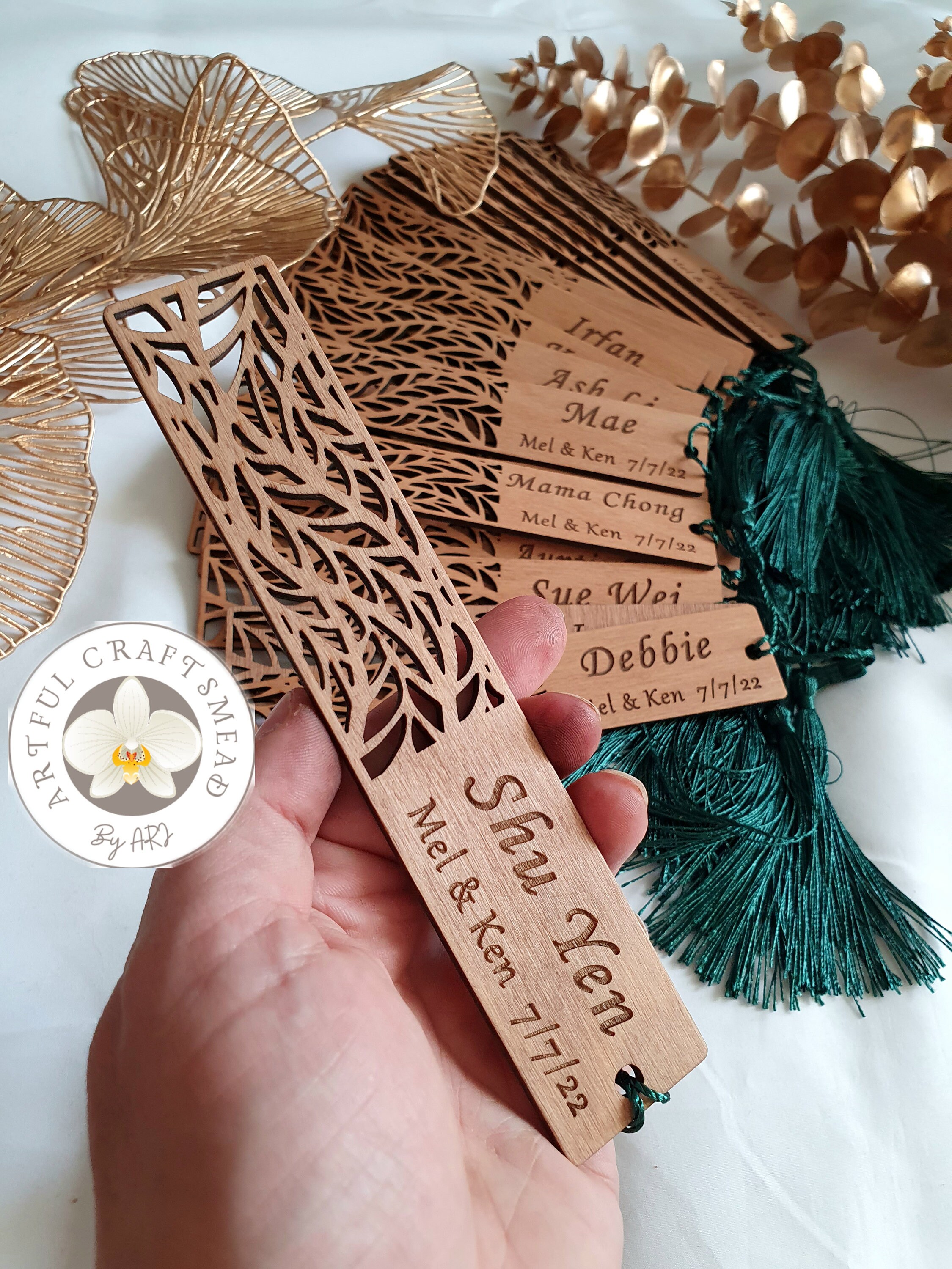 Wooden Bookmarks – Engraved By Us