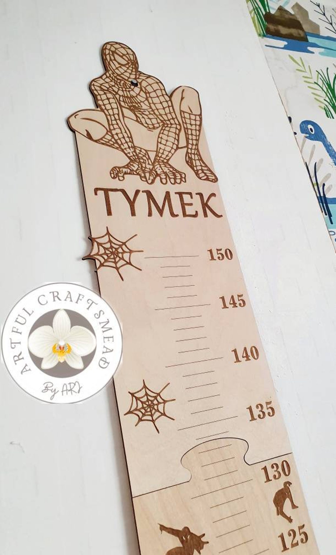 Personalized Height Growth Chart for Kids Height Measure Etsy UK