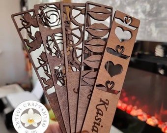 Gepersonaliseerde gegraveerde houten bladwijzer, cadeau voor een boekenliefhebber, cadeau moeder vader, verjaardagscadeau voor vriend, aangepaste bladwijzer, pensioencadeau,