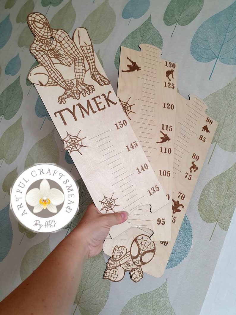 Personalized Height Growth Chart for Kids Height Measure Etsy UK