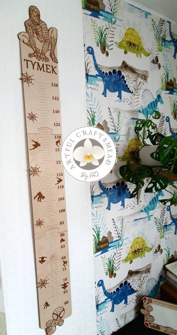 Personalized Height Growth Chart for Kids Height Measure Etsy UK