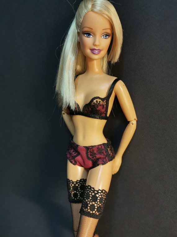 alias eerste verjaardag Ondergoed voor Barbie Bh voor Curvy Kousen voor Curvy - Etsy België