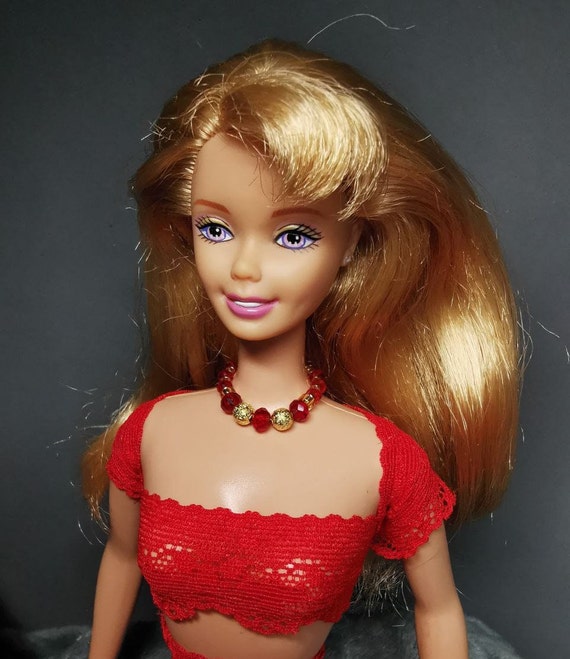Necklace for Barbie Accessories for Curvy Costume Jewelry for Dolls 12 Inch Collar for Silkstone Necklace for Curvy Etsy UK